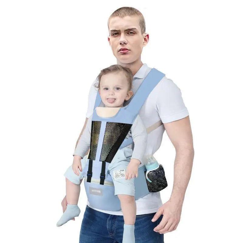 Sac à Dos Ergonomique pour Bébé de 0 à 40 Mois, avec Siège de Hanche, Multifonction, Tabouret à Taille Ronde.